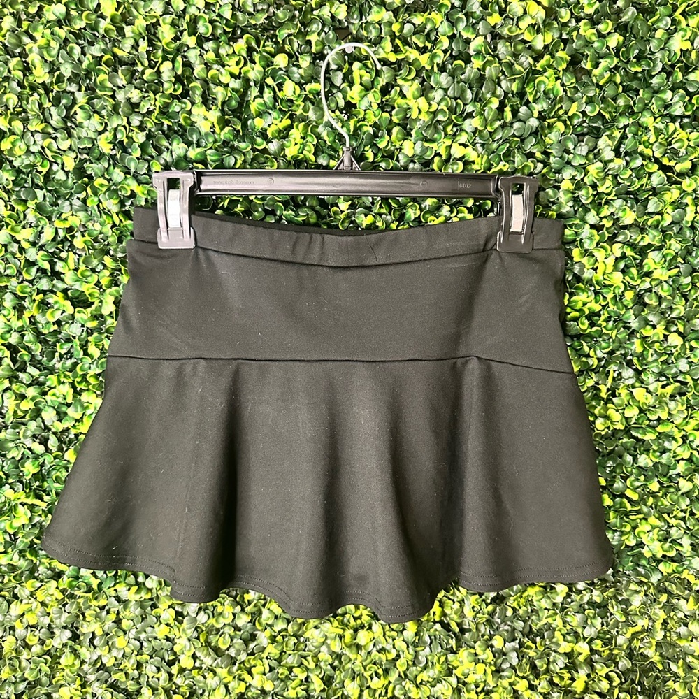Varsity spirit Black mini-skirt